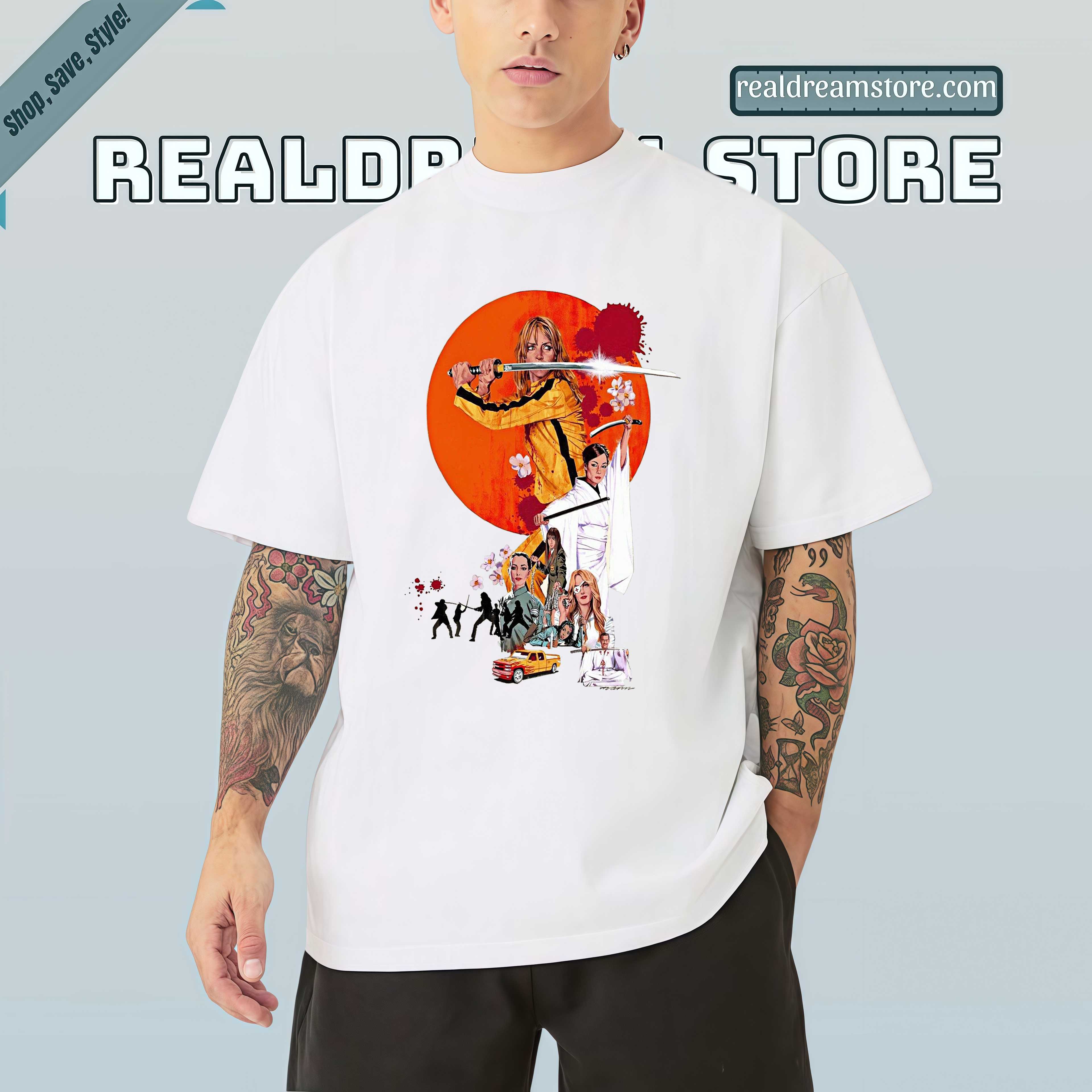 Kill Bill Movie Shirt - Quentin Tarantino Graphic Tee Kill Bill Movie Shirt - Quentin Tarantino Graphic Tee