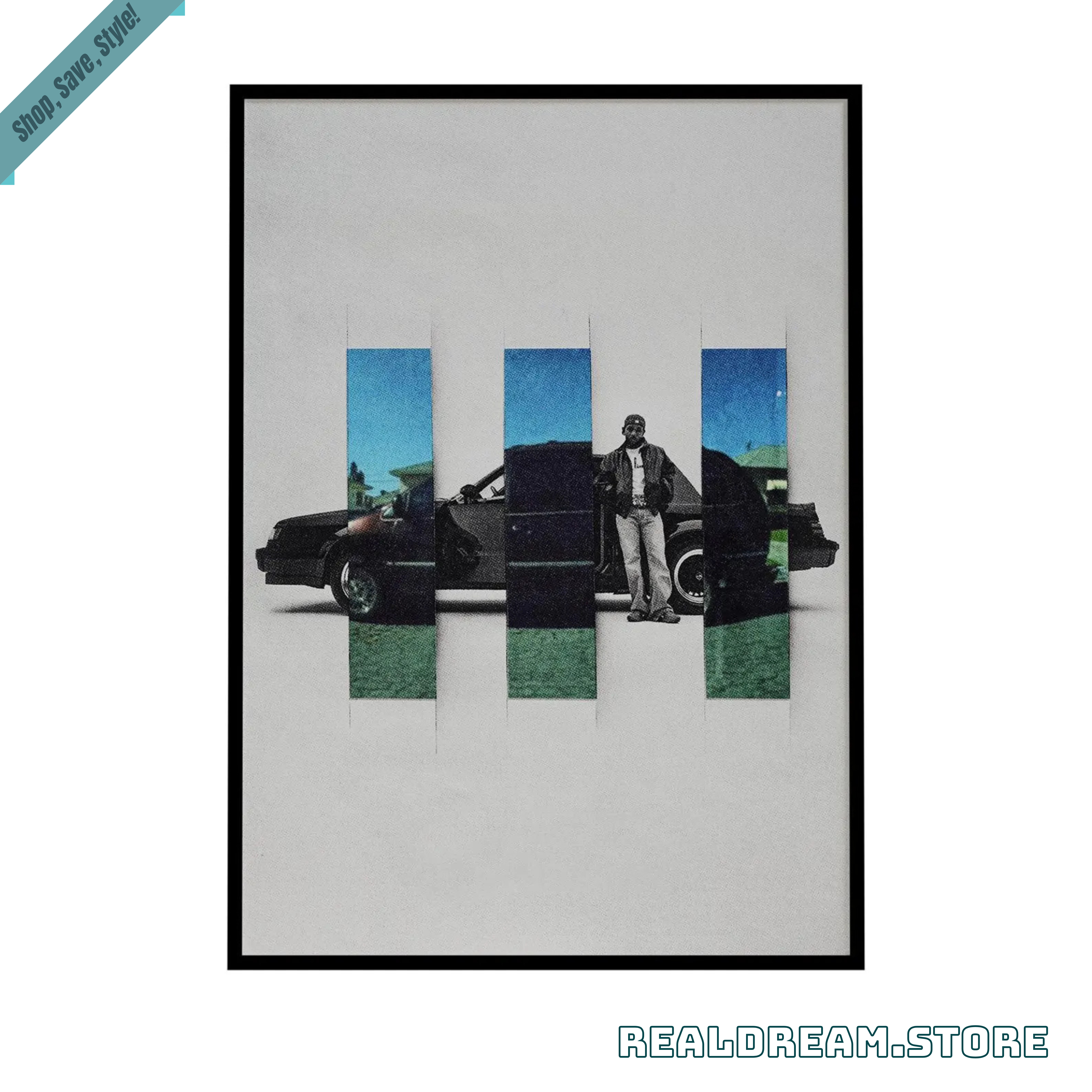 Kendrick Lamar The Melodic Blue Poster - Hip Hop Aesthetic Decor