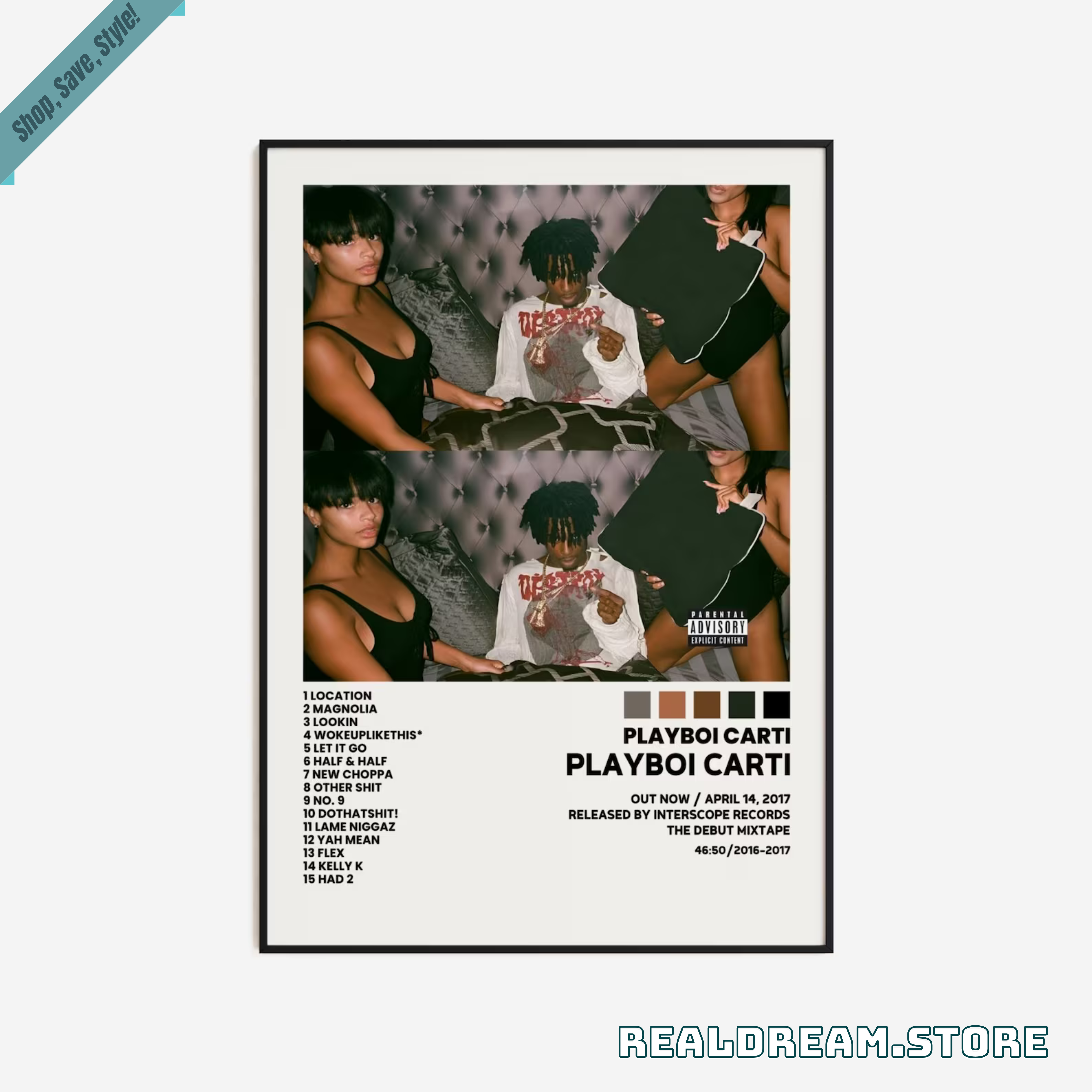 Playboi Carti Music Poster - Mixtape Cover Aesthetic Decor