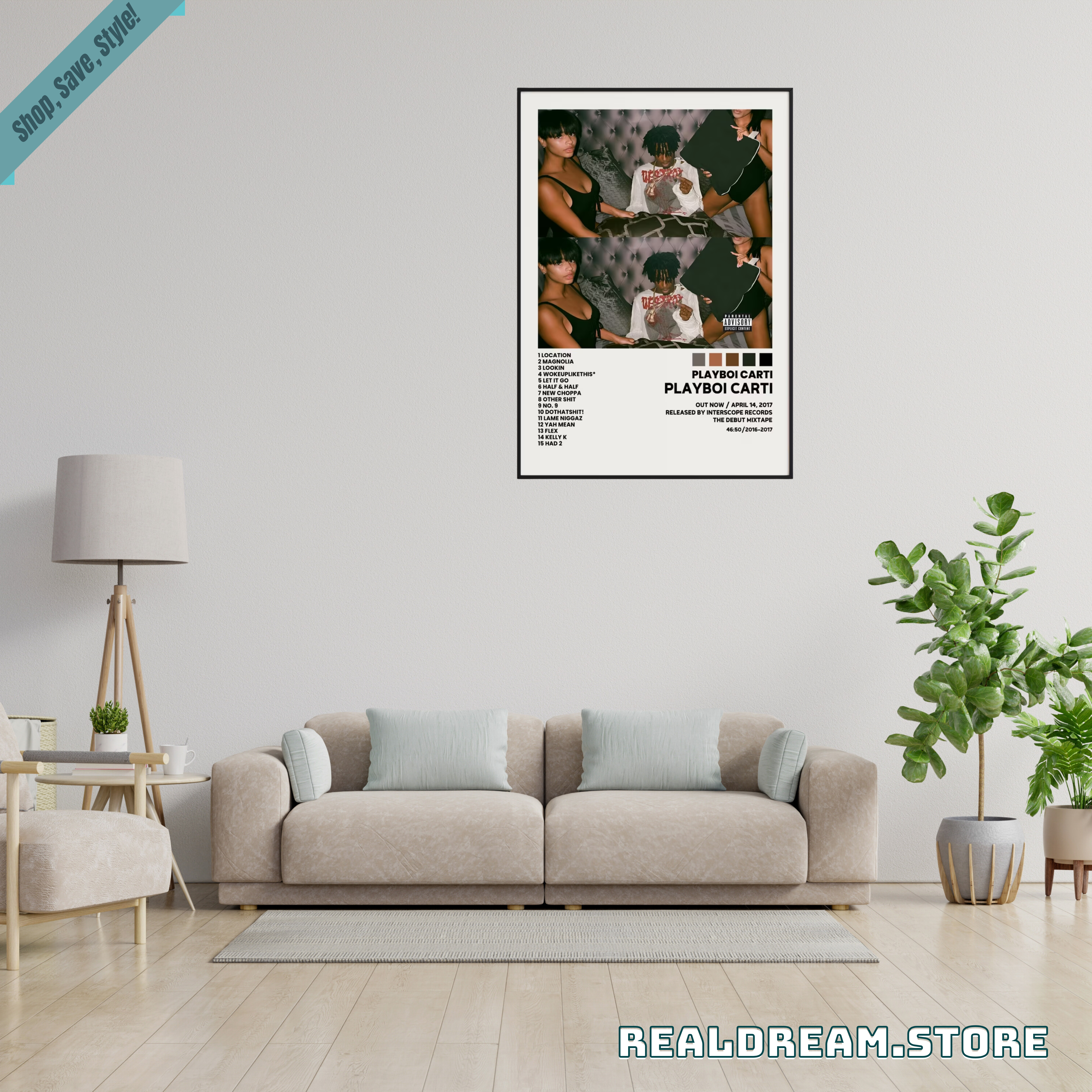 Playboi Carti Music Poster - Mixtape Cover Aesthetic Decor 2 Playboi Carti Music Poster - Mixtape Cover Aesthetic Decor 2