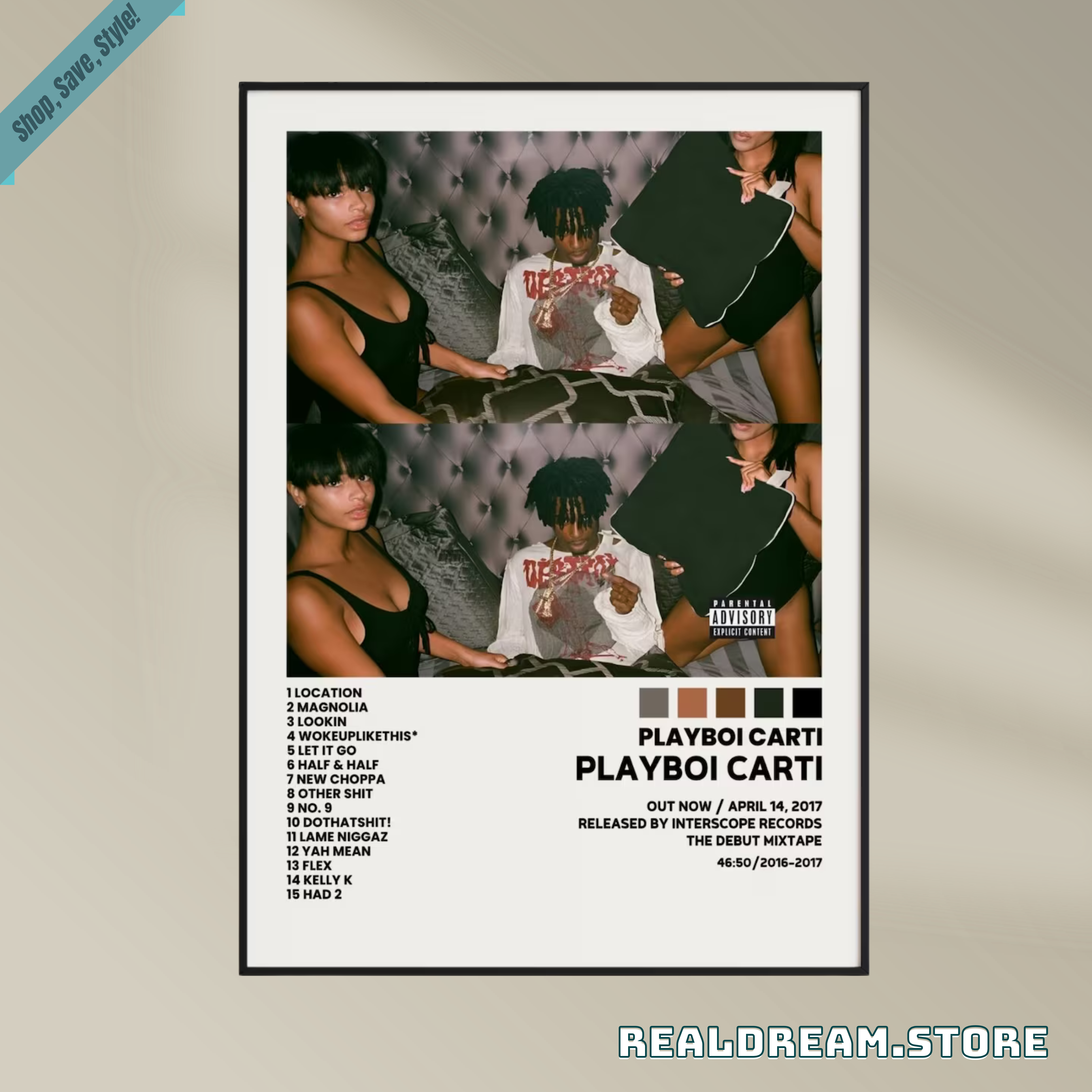 Playboi Carti Music Poster - Mixtape Cover Aesthetic Decor 4 Playboi Carti Music Poster - Mixtape Cover Aesthetic Decor 4