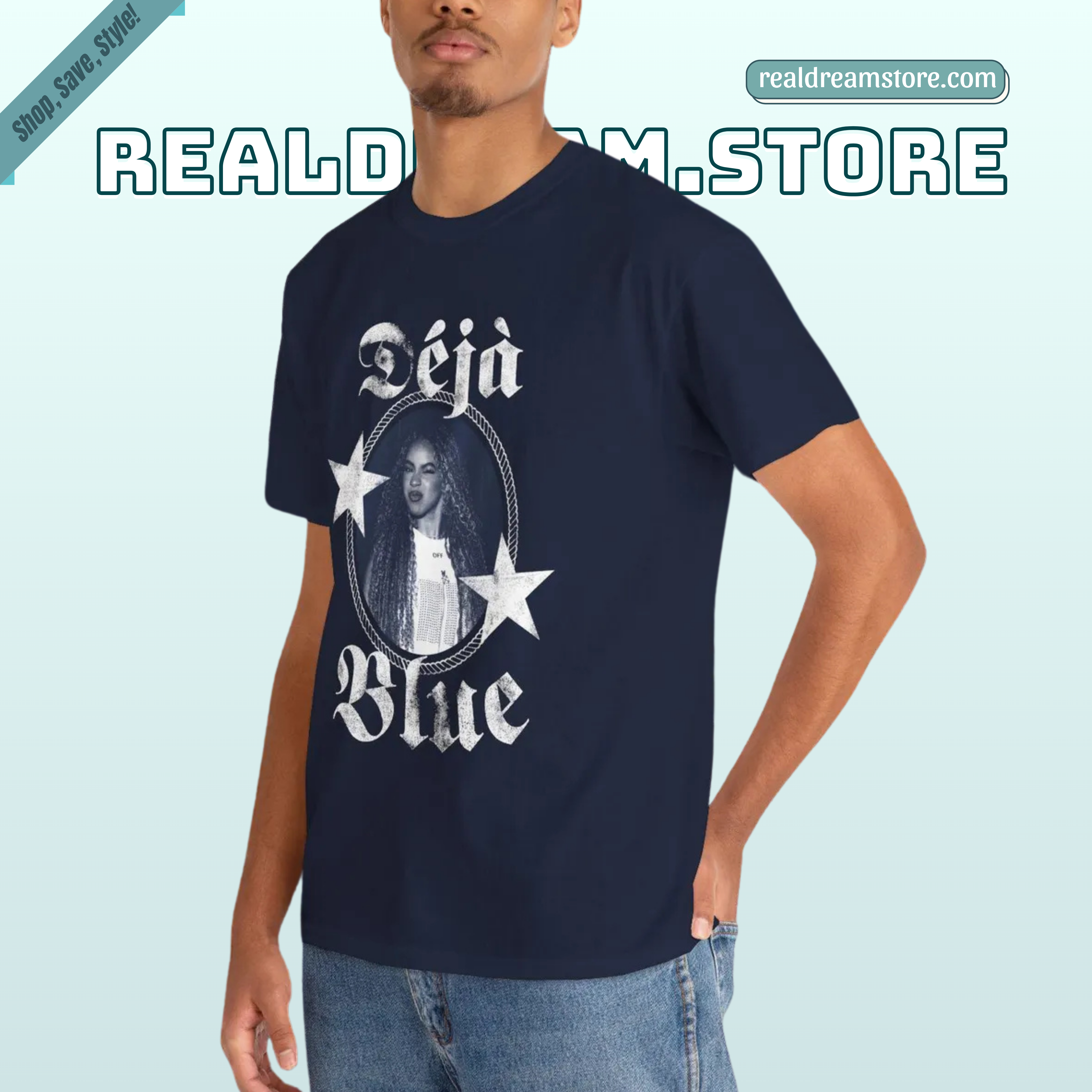 Déjà Blue Graphic Tee - Cowboy Carter Tour Inspired Tshirt Déjà Blue Graphic Tee - Cowboy Carter Tour Inspired Tshirt