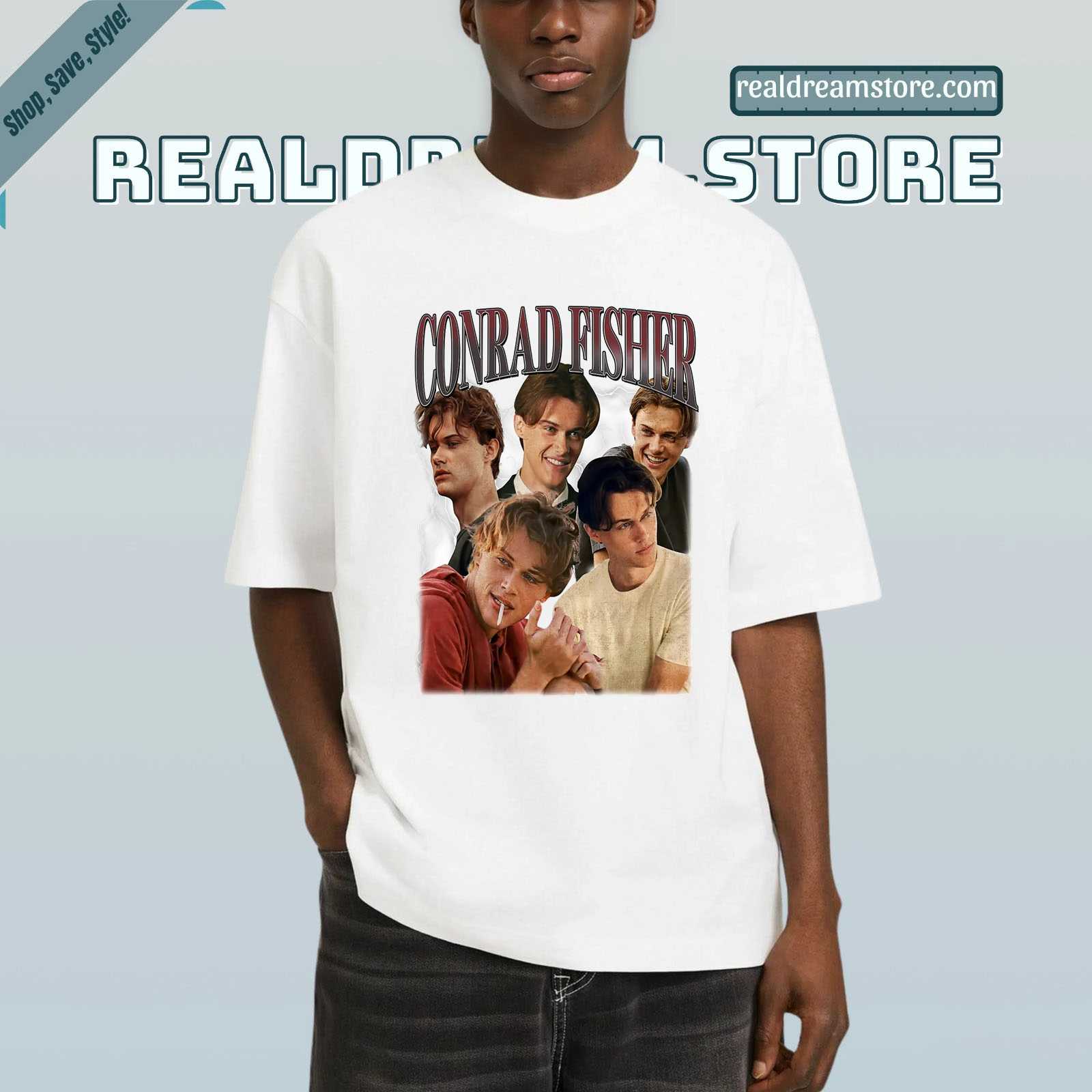 Retro Conrad Fisher Vintage Tshirt - Christopher Briney Tee Retro Conrad Fisher Vintage Tshirt - Christopher Briney Tee