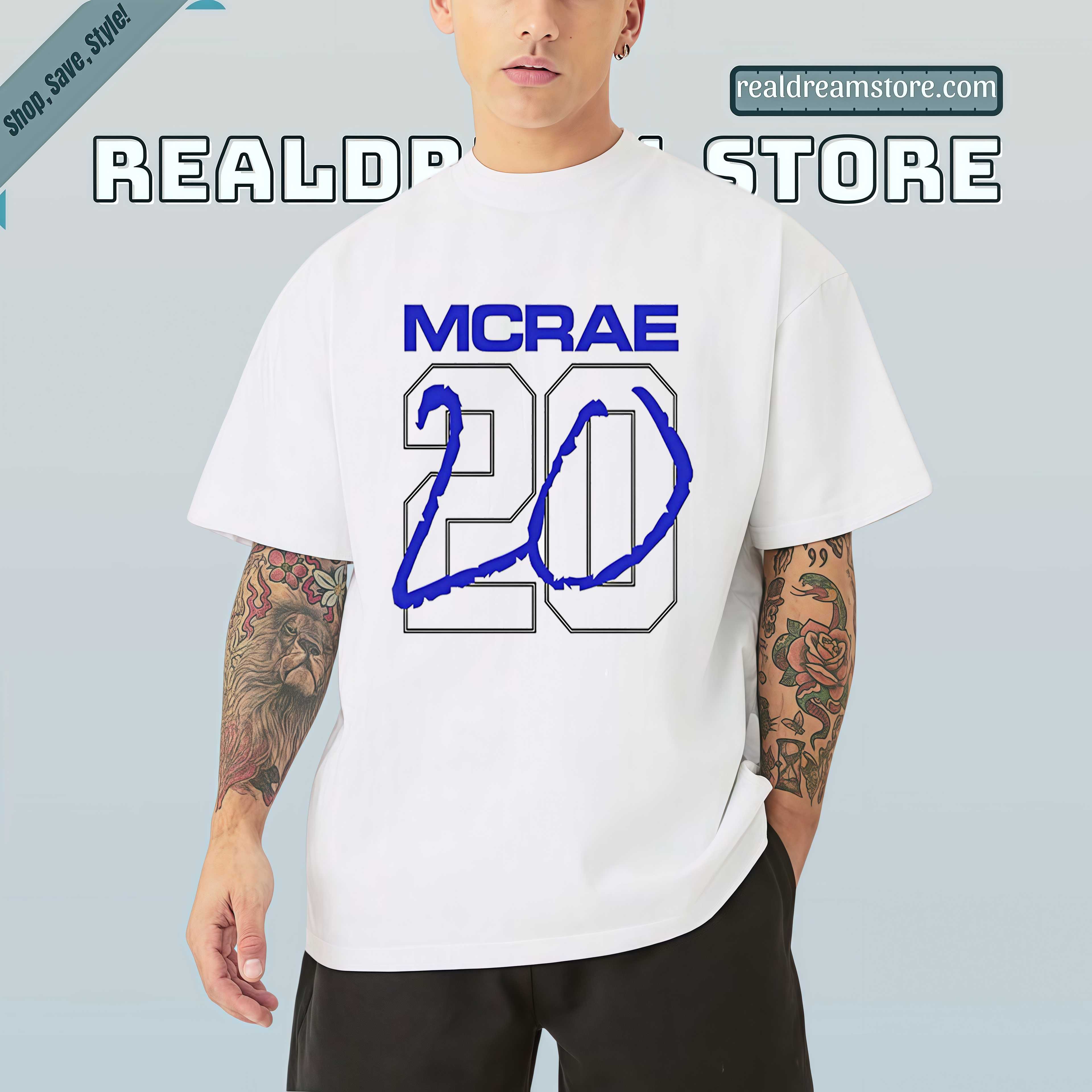 Mcrae 20 Legacy Tee - Bold Numbered Style Statement