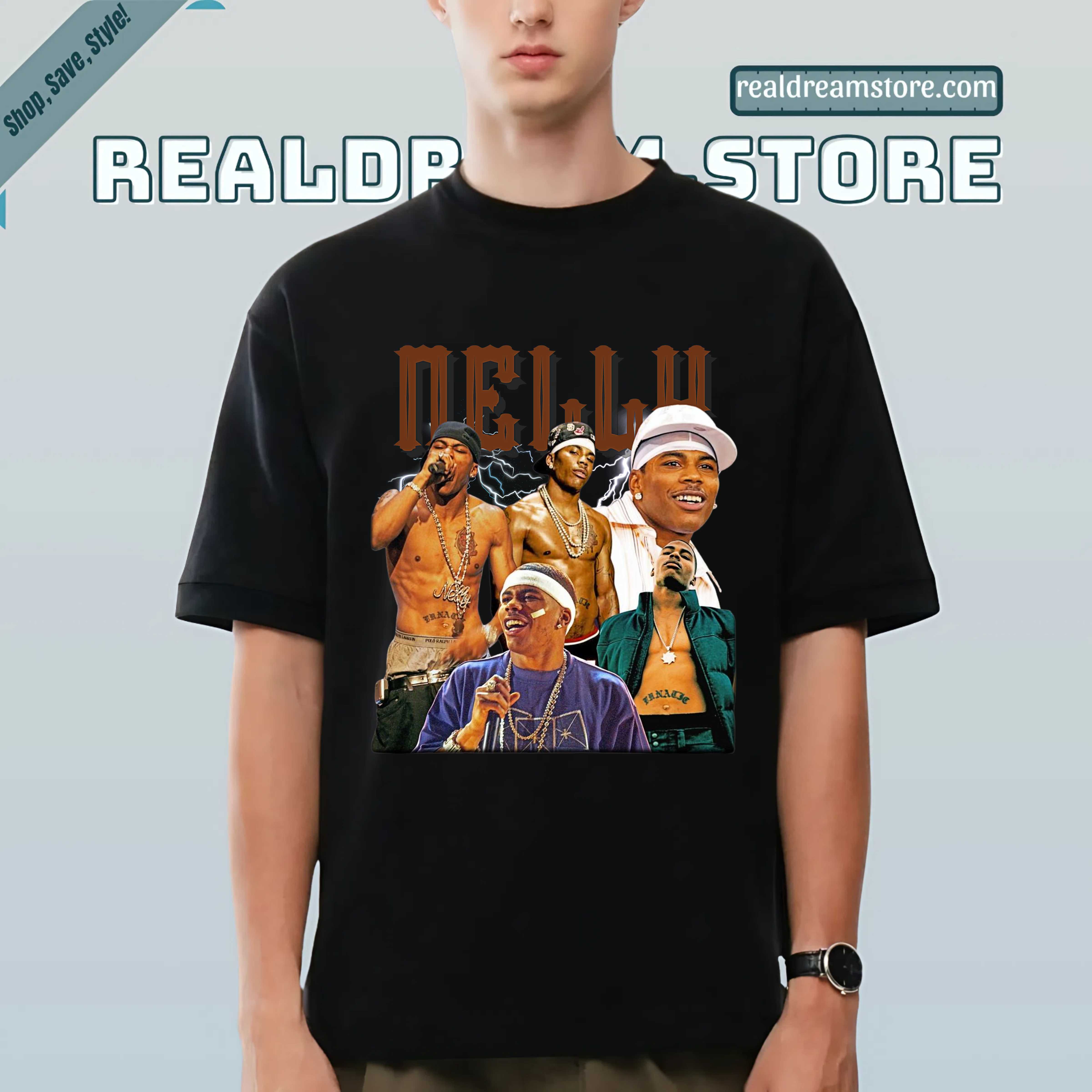 Nelly Throwback Legends Tee - Retro Hiphop Icon Style