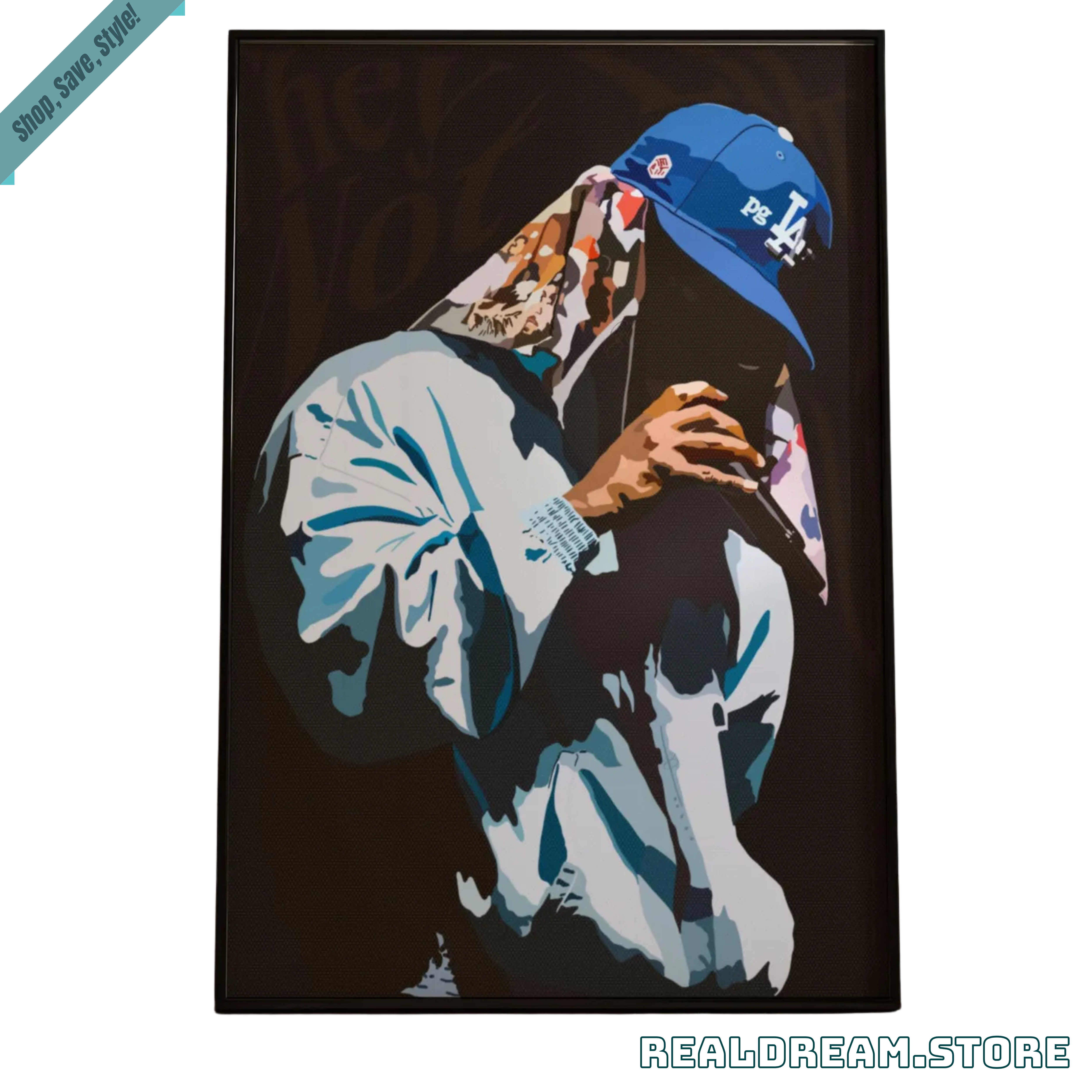 Kendrick Lamar Streetwear Poster - Minimalist Hip Hop Wall Art Decor
