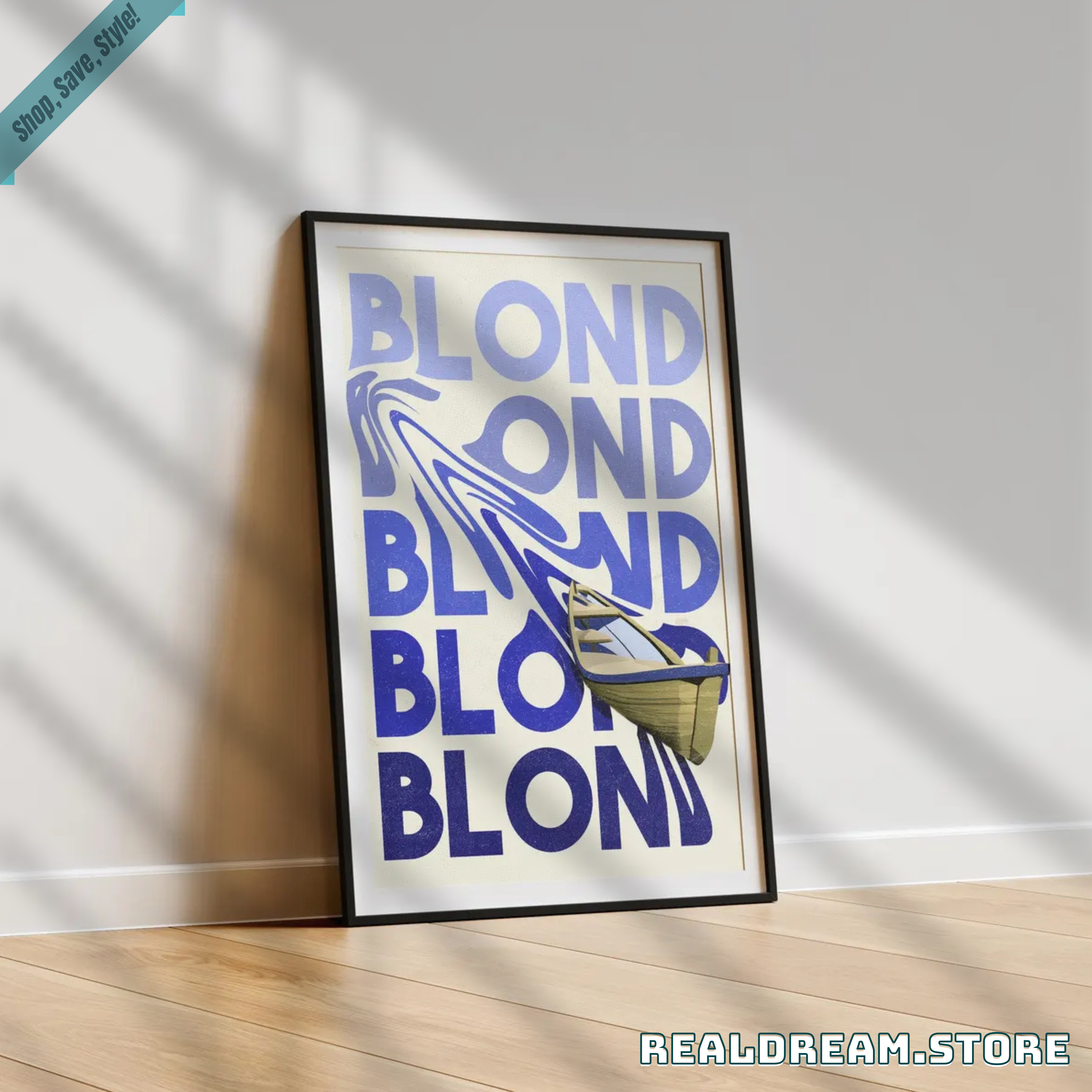 Frank Ocean Blond Art Print - Abstract Music Poster Decor
