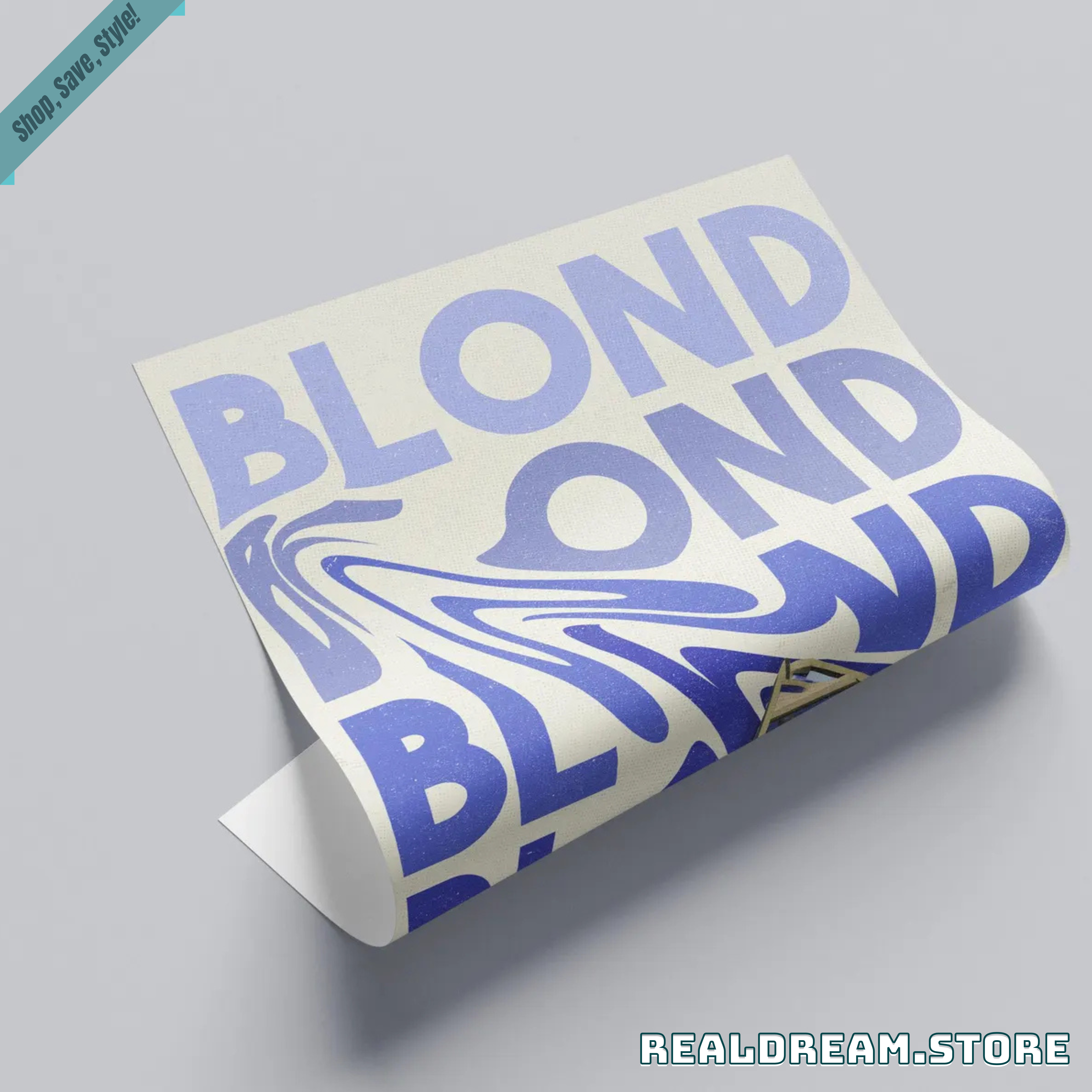 Frank Ocean Blond Art Print - Abstract Music Poster Decor 2 Frank Ocean Blond Art Print - Abstract Music Poster Decor 2