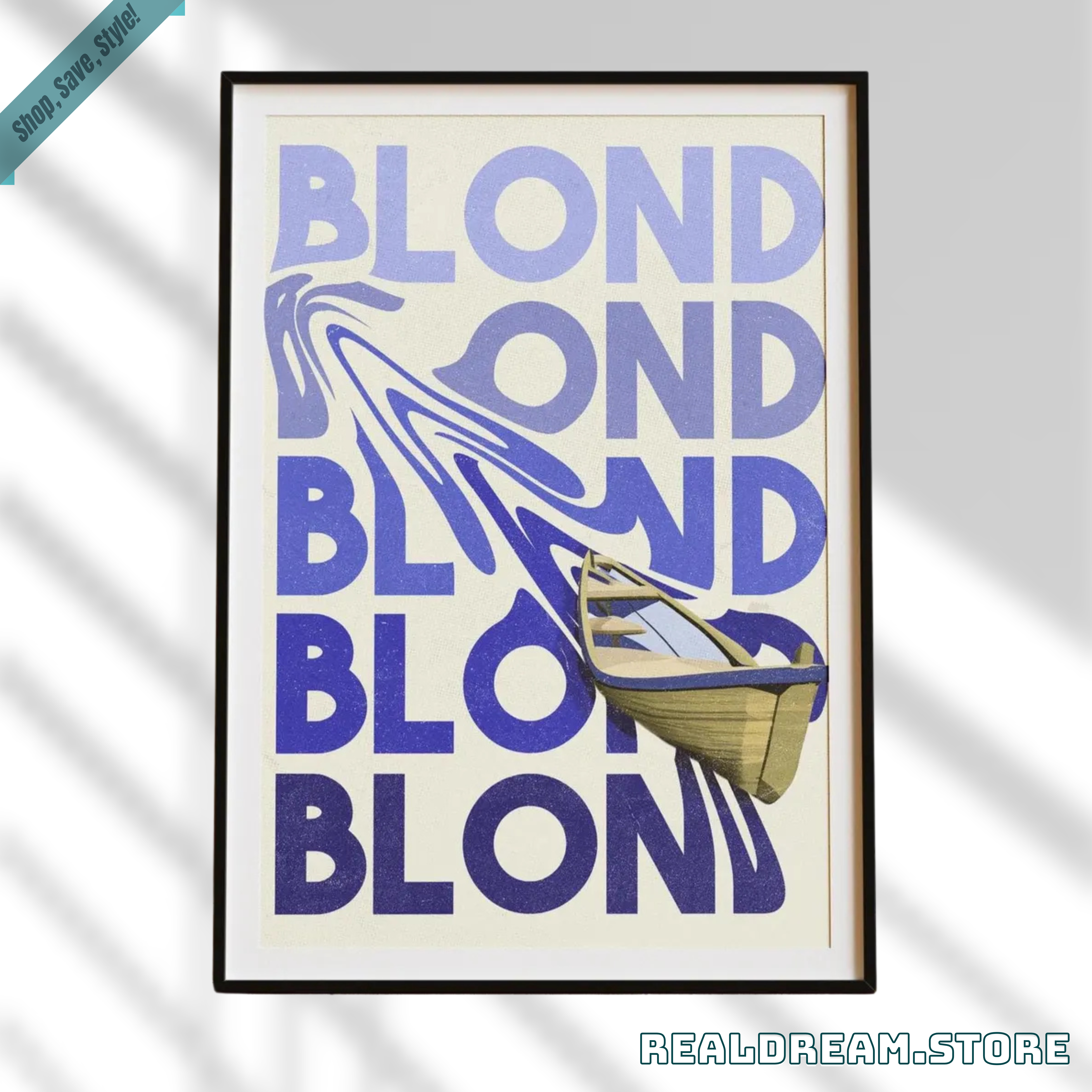 Frank Ocean Blond Art Print - Abstract Music Poster Decor 4 Frank Ocean Blond Art Print - Abstract Music Poster Decor 4