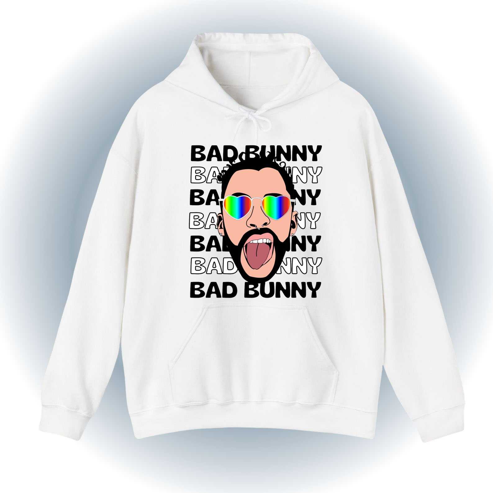 Bad Bunny Rainbow - Unstoppable Energy Hoodie