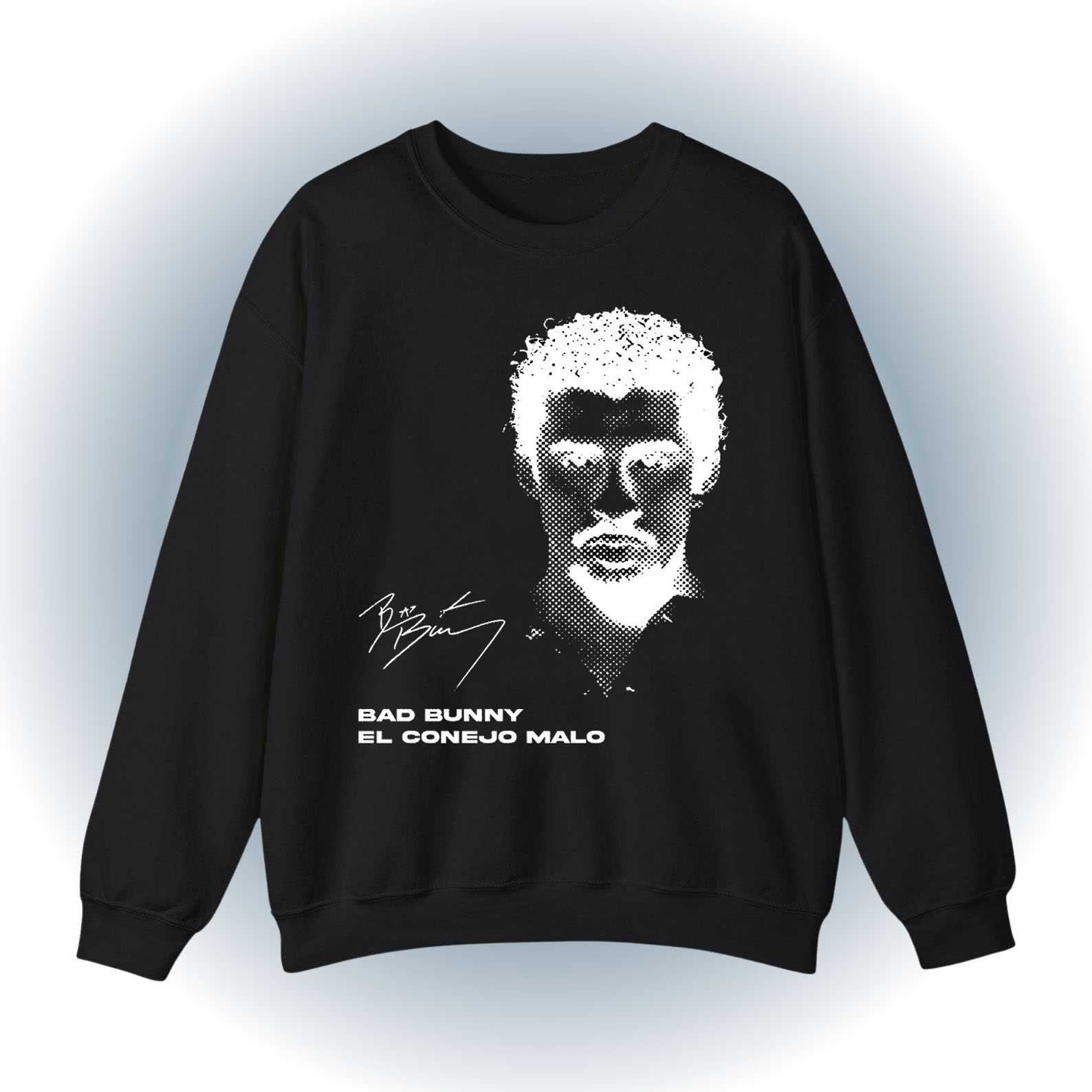 El Conejo Malo Signature Sweatshirt - Bad Bunny Halftone