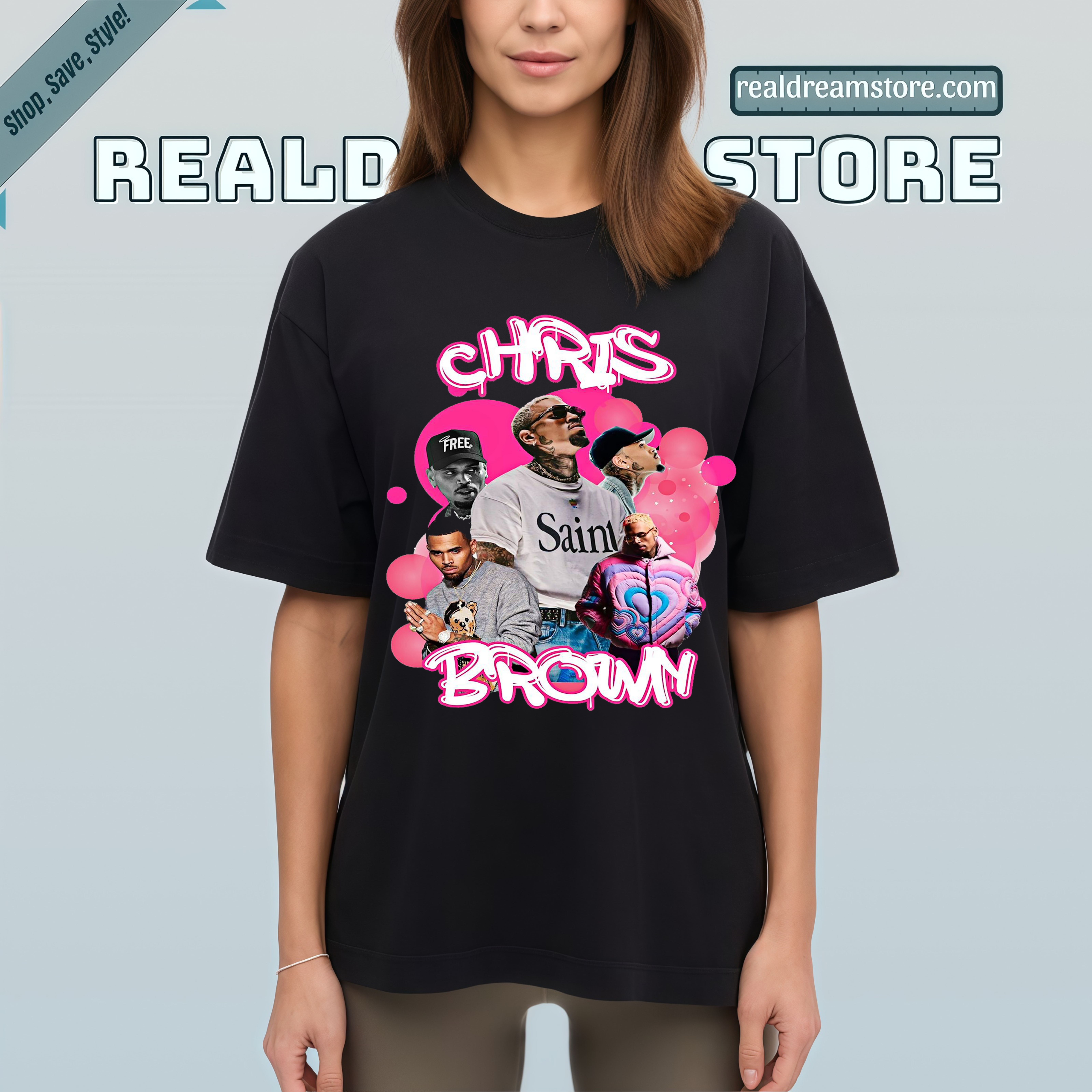 Chris Brown Shirt - Pop Art Vibe R&b Style Icon Tee Chris Brown Shirt - Pop Art Vibe R&b Style Icon Tee