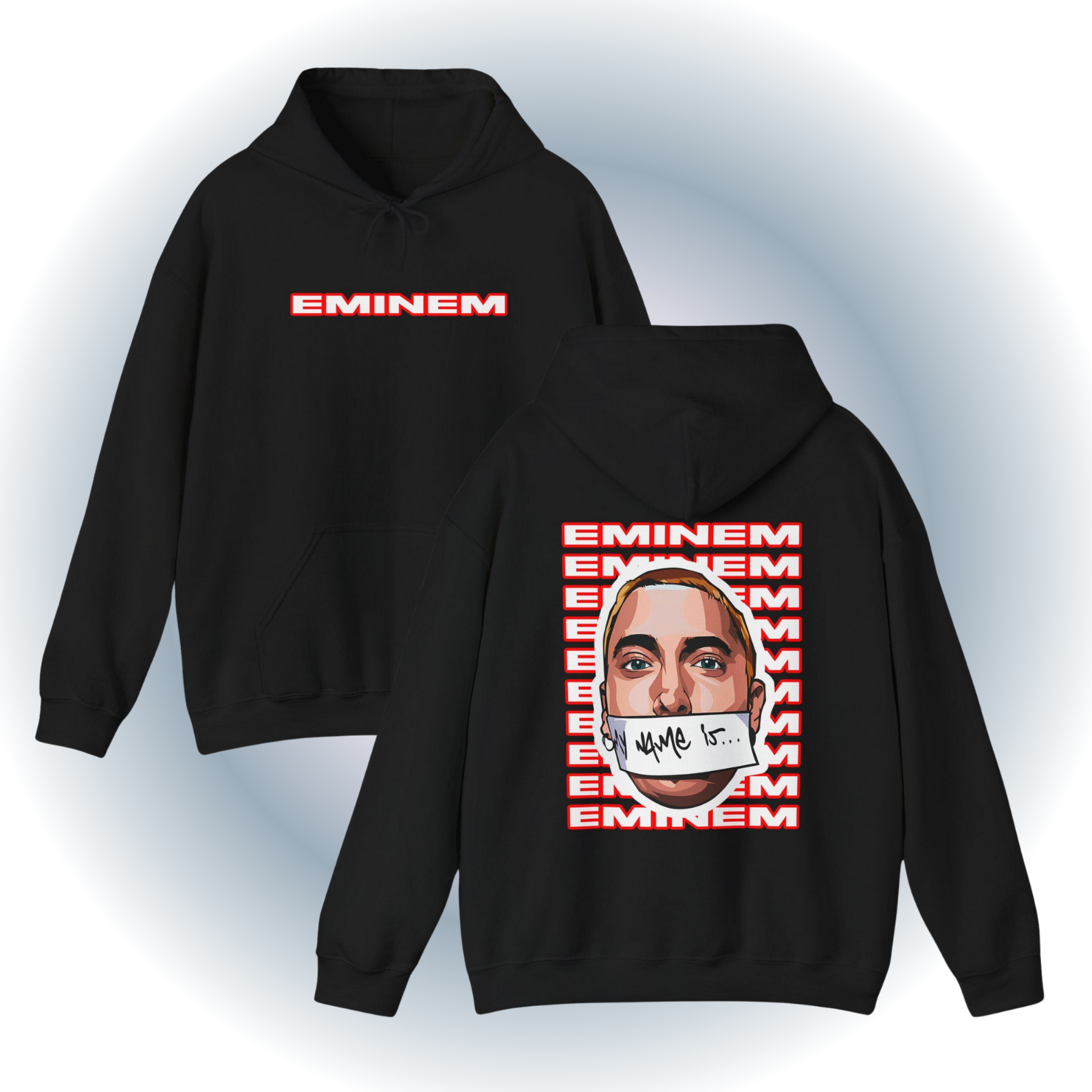 Eminem My Name Is Hoodie - The Slim Shady Merch Eminem My Name Is Hoodie - The Slim Shady Merch
