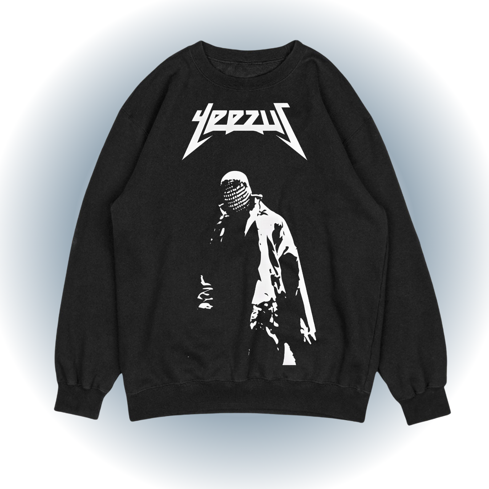 Yeezus Kanye West Sweatshirt - Black Metal Style Yeezus Kanye West Sweatshirt - Black Metal Style