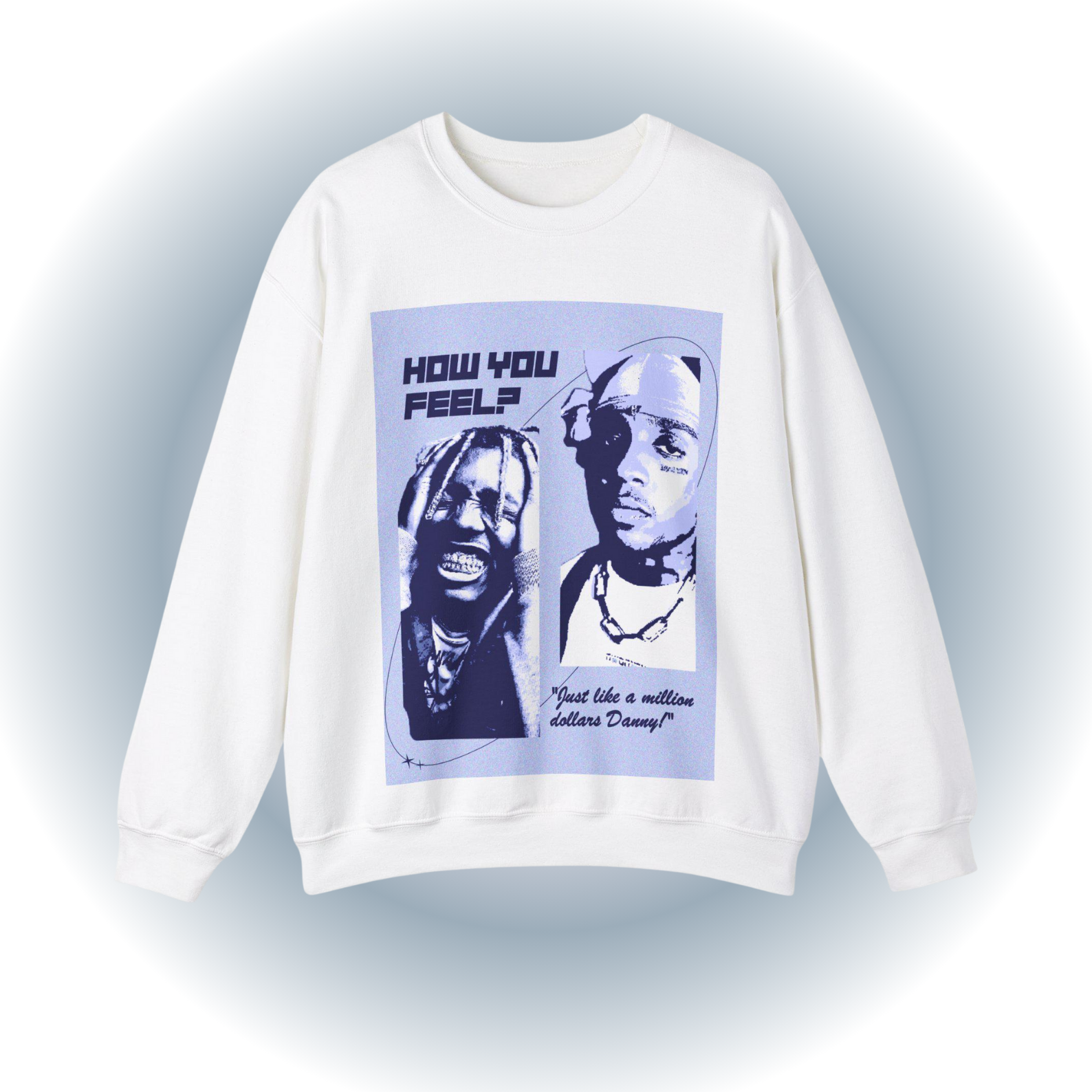 How You Feel Rapper Sweatshirt - Vintage Hip Hop Style
