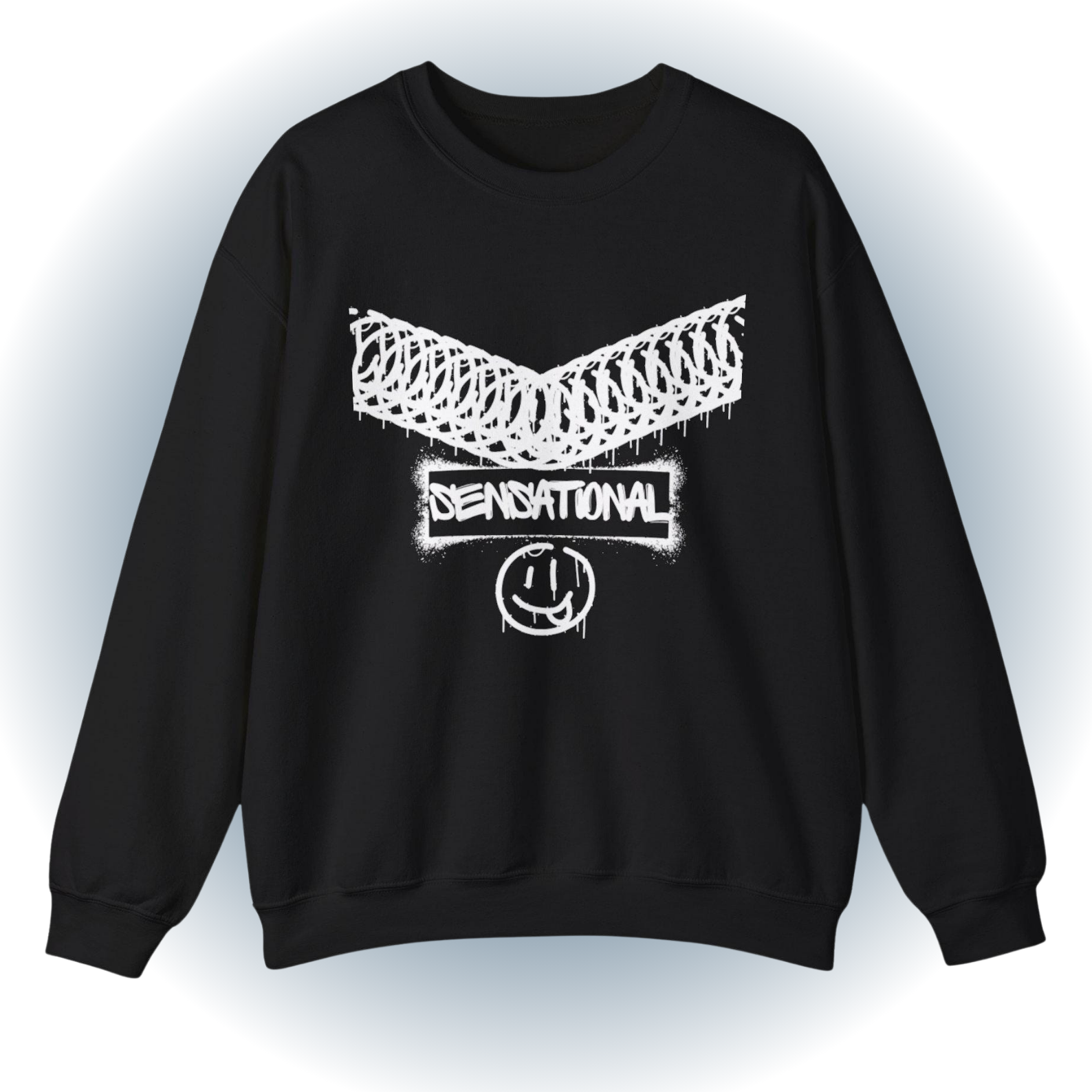 Desensitized Streetwear Sweatshirt - Graffiti Style